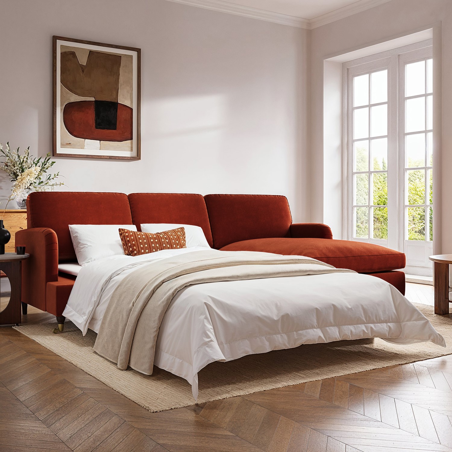 With Sofa beds