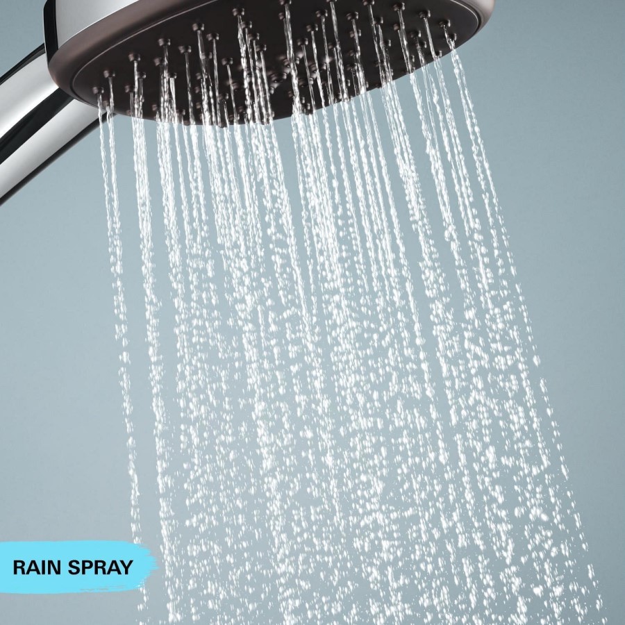 GROHE QuickFix Chrome Precision Start Thermostatic Shower Mixer