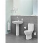 Close Coupled Rimless Toilet with Soft Close Seat - Grohe Bau Closed Back