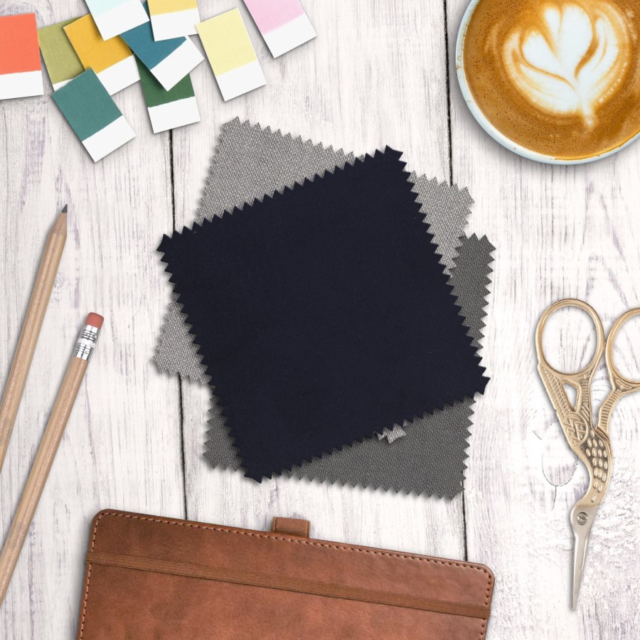 ONLY OPENED - Navy Blue Velvet Armchair - Payton