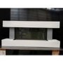 IMPERFECT - White 52inch Wall Mounted Electric Fireplace - AmberGlo
