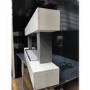 IMPERFECT - White 52inch Wall Mounted Electric Fireplace - AmberGlo