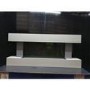 IMPERFECT - White 52inch Wall Mounted Electric Fireplace - AmberGlo