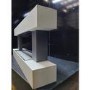 IMPERFECT - White 52inch Wall Mounted Electric Fireplace - AmberGlo