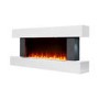 IMPERFECT - White 52inch Wall Mounted Electric Fireplace - AmberGlo