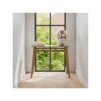 ONLY OPENED - Small Light Oak Console Table - Kitt