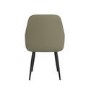 ALMOST PERFECT - Set of 2 Sage Green Faux Leather Dining Chairs - Logan