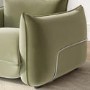 ALMOST PERFECT - Sage Green Velvet Armchair - Santo