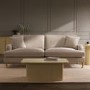 Beige Woven Fabric 3 Seater Sofa - Payton