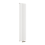 Eco Eleganza White Vertical Flat Aluminium Middle Connection Radiator 1800x375mm Single Panel 2823 BTU