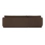 Brown Fabric 4 Seater Left-Hand Chaise L-Shape Corner Sofa - Arden