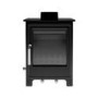 Cast Iron 5kW Log Burning Multi-Fuel Stove in Black - AmberGlo