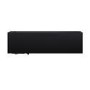 Black 3-Sided Inset Electric Media Wall Smart Fire Place - 70 Inch - AmberGlo