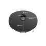 Round Cast Iron Log Burning Multi-Fuel Stove in Black - 6.9kW - AmberGlo