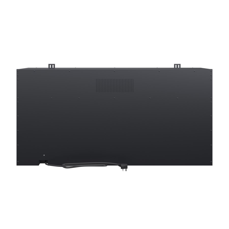 GRADE A3 - Black 3-Sided Inset Electric Media Wall Smart Fire Place - 40 Inch - AmberGlo
