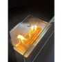 Round Bioethanol Wood Burning-Style Flueless Stove - AmberGlo