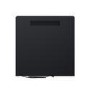 Black 3-Sided Inset Electric Media Wall Smart Fire Place - 30 Inch - AmberGlo