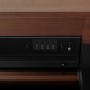 Walnut 52inch WiFi Enabled Wall Mounted Electric Fireplace - AmberGlo