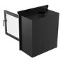 Semi-Inset 5.1kW Log Burner Stove In Black - AmberGlo