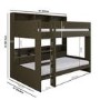 Green Bunk Bed with Storage Shelves - Aire