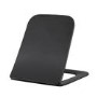Matt Black Square Soft Close Toilet Seat with Quick Release - Albi