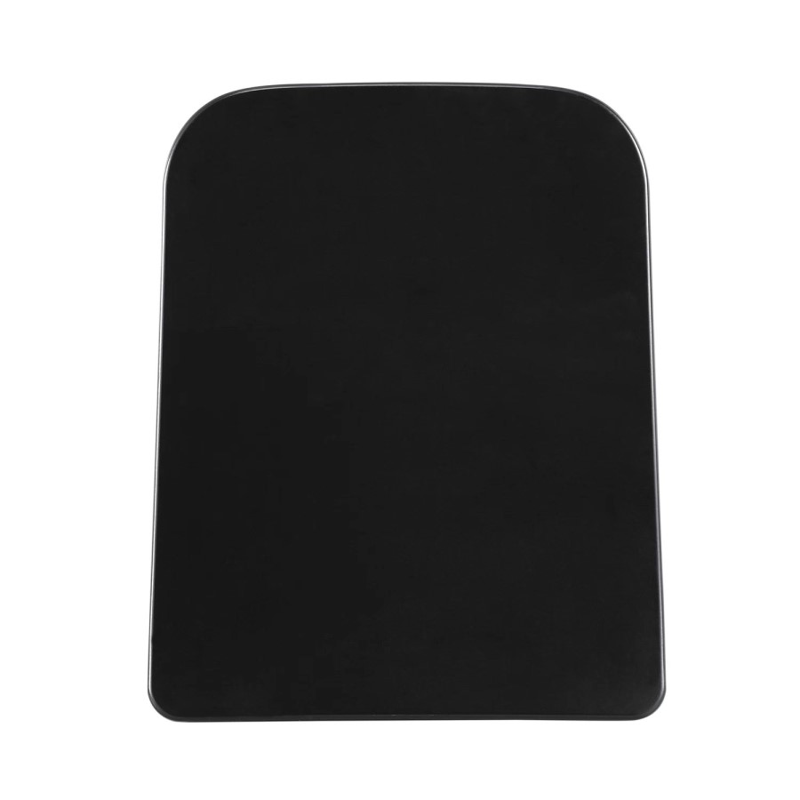 Matt Black Square Soft Close Toilet Seat with Quick Release - Albi