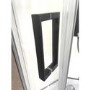 Black 800x800mm Hydro Shower Cabin Quadrant with Shower Tray & 2 Outlet Thermostatic Mixer Shower System - Vidalux