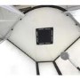 Black 800x800mm Hydro Shower Cabin Quadrant with Shower Tray & 2 Outlet Thermostatic Mixer Shower System - Vidalux