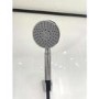 Black 800x800mm Hydro Shower Cabin Quadrant with Shower Tray & 2 Outlet Thermostatic Mixer Shower System - Vidalux
