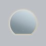 Half Circle Backlit Heated Bathroom Mirror with Lights 1000 x 900mm - Ara