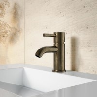 Antique Brass Cloakroom Mono Basin Mixer Tap - Arissa