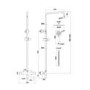 Chrome 3 Outlet Thermostatic Bar Mixer Shower Set with Bath Filler Spout & Hand Shower - Arissa