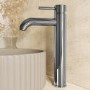 Chrome Tall Mono Basin Mixer Tap - Arissa