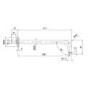 Gunmetal Grey 300mm Round Shower Arm - Arissa