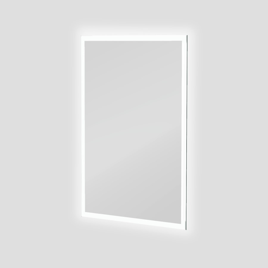 Rectangular Tiltable Bathroom Mirror with Lights 600 x 800mm - Arissa