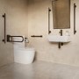 Bronze Bathroom Grab Rail 800 x 77mm - Arissa