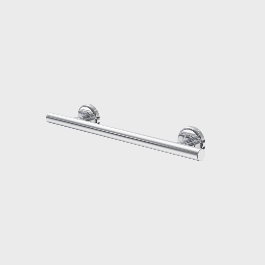 Chrome Bathroom Grab Rail 450 x 77mm - Arissa