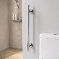 Chrome Bathroom Grab Rail 800 x 77mm - Arissa