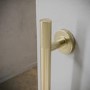 Brass Knurled Bathroom Grab Rail 700 x 77mm - Arissa