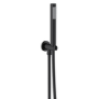 Black Hand Shower with Hose & Integrated Wall Elbow - Arissa