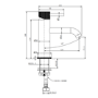 Matt Black Fluted Mono Basin Mixer Tap with Waste - Arissa
