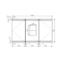 Triple Door Bathroom Mirror Cabinet with Lights Demister & Socket 1200 x 800mm - Artemis