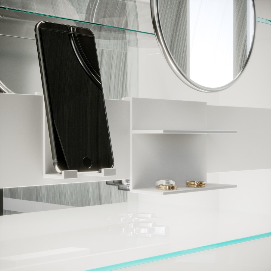 Triple Door Bathroom Mirror Cabinet with Lights Demister & Socket 1200 x 800mm - Artemis