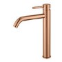 Satin Bronze Tall Mono Basin Mixer Tap - Arissa