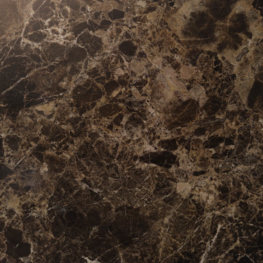 Large Brown Marble Effect Oval Coffee Table - Arrezzo