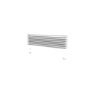 White Horizontal Floor Standing Radiator 500 x 1000mm - Azuma