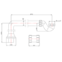 Brushed Brass Traditional Exposed Shallow Seal Bath Trap & Pipe - Park Royal