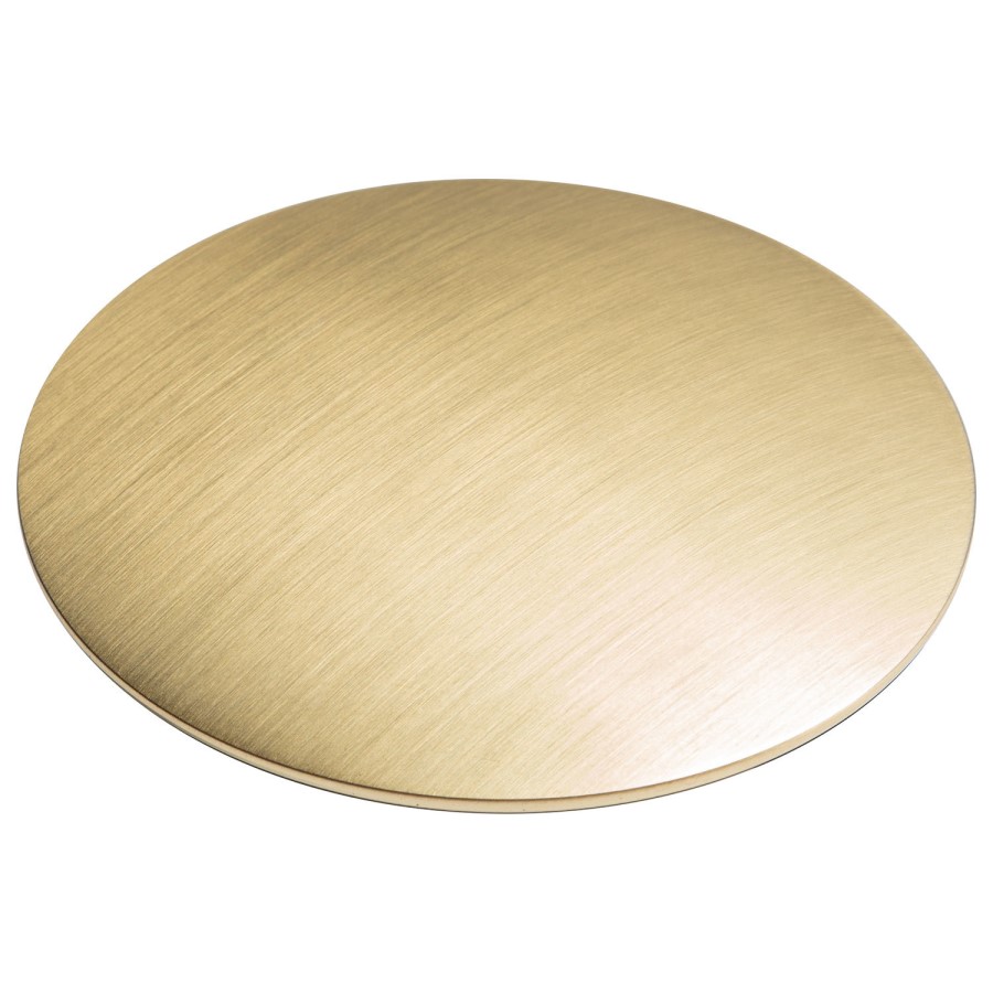 Brushed Brass Bath Waste Cover Upgrade