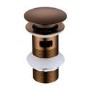 Brushed Bronze Click Clack Slotted Basin Waste - Arissa