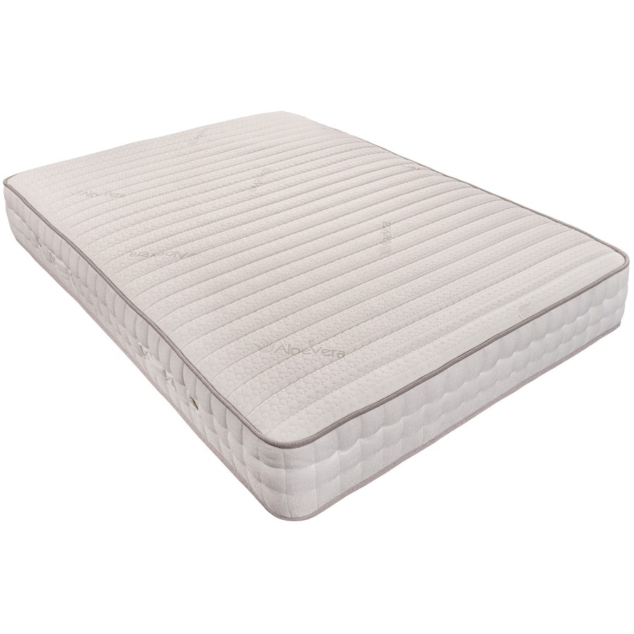 Double Hybrid Aloe Vera Memory Foam Top 2000 Pocket Sprung Hybrid Mattress - Sleepful Wellness